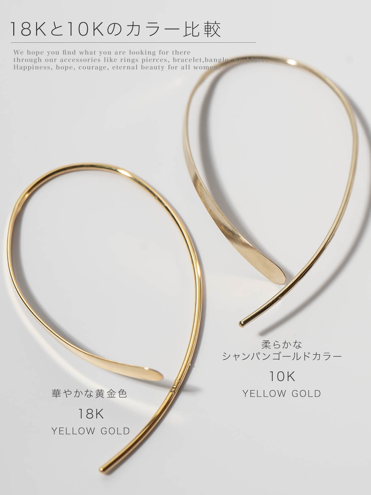 K18とK10、結局どっちがいいの？ ― 素材で変わるゴールドの選び方