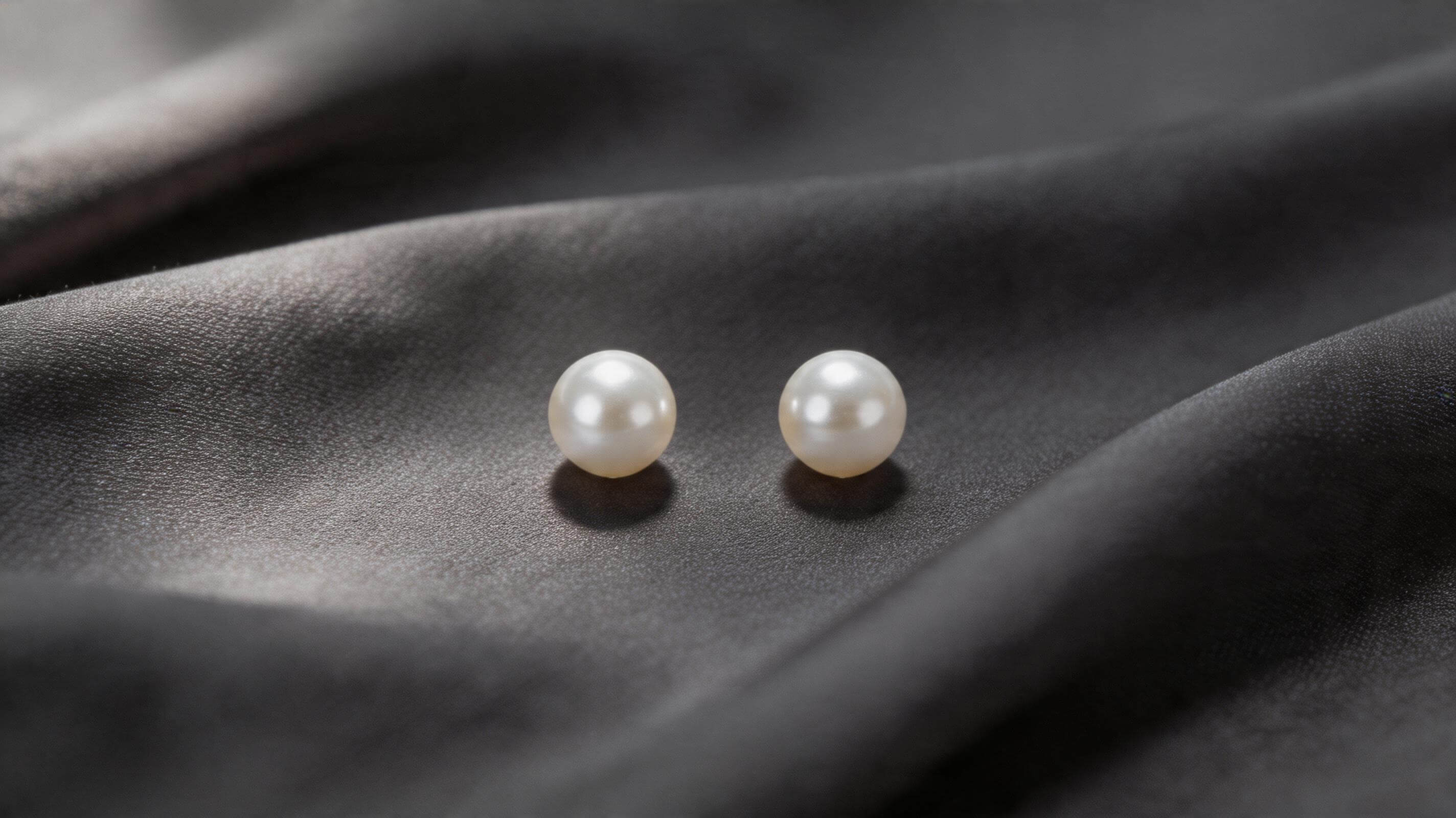冠婚葬祭・弔事にふさわしい白い一粒パールジュエリー