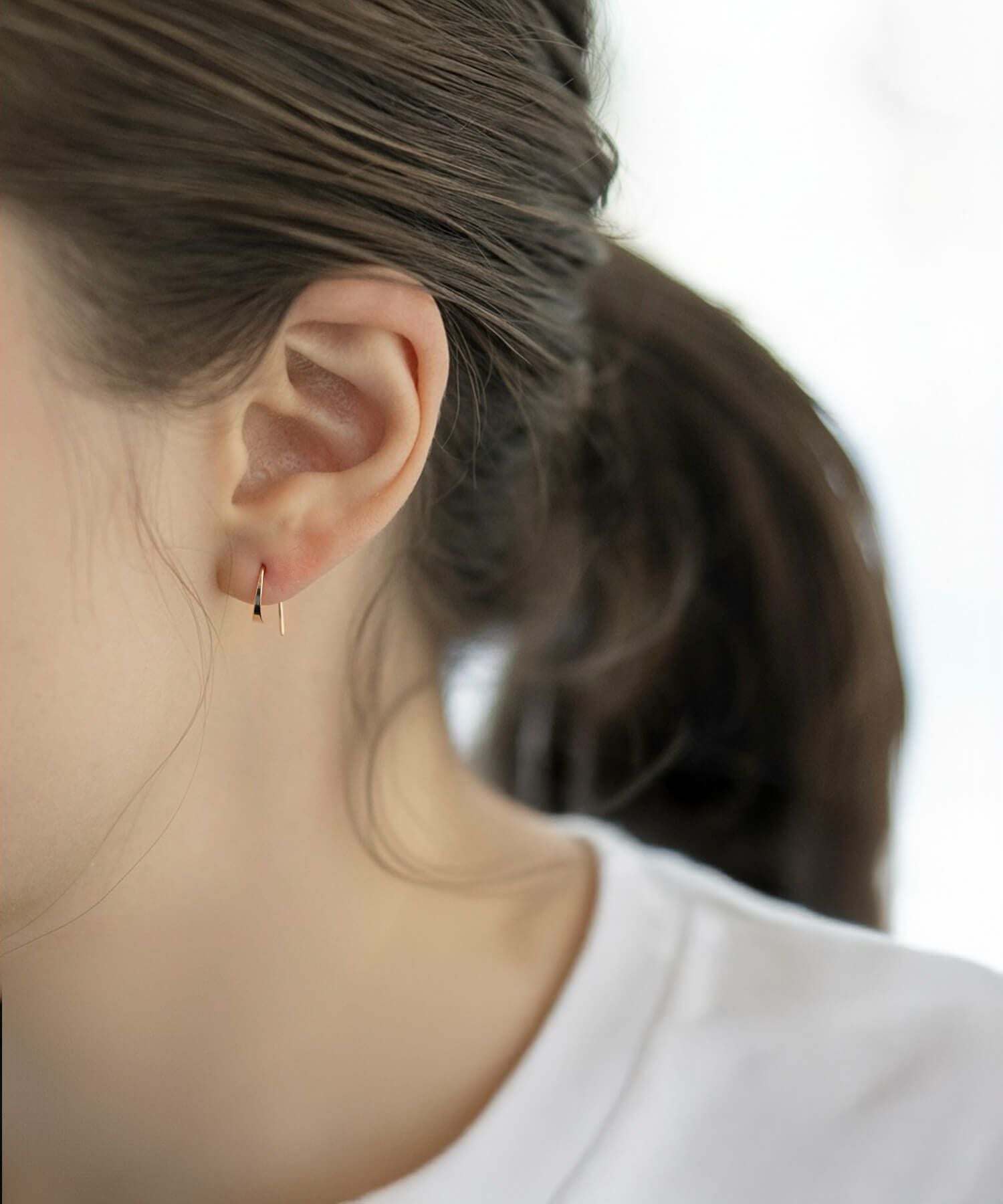 K18 Tiny Hang Earrings GOUCCIA-MINI -ゴーチャミニ- | Ops.(オプス