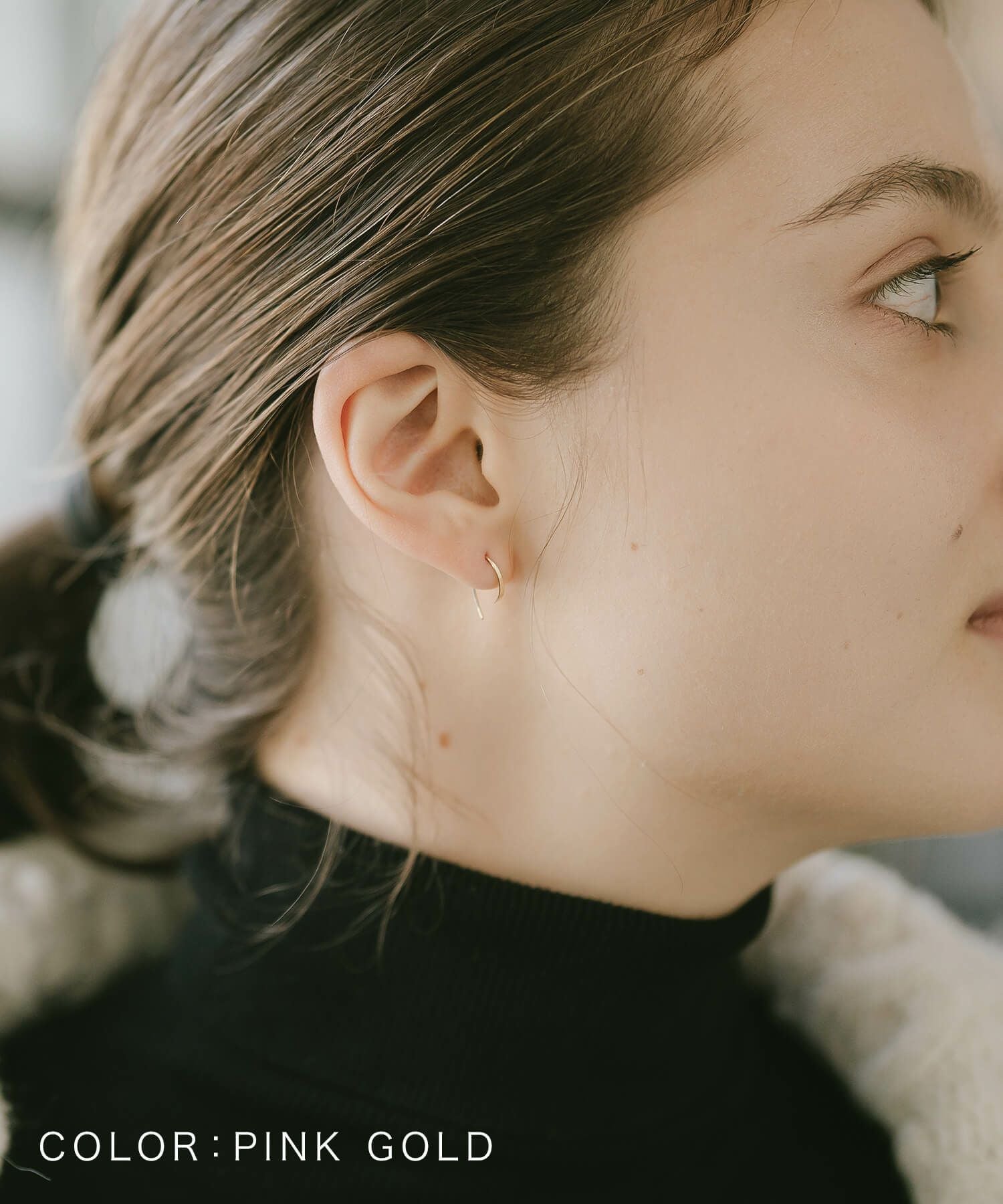K18 Tiny Hang Earrings GOUCCIA-MINI -ゴーチャミニ- | Ops.(オプス