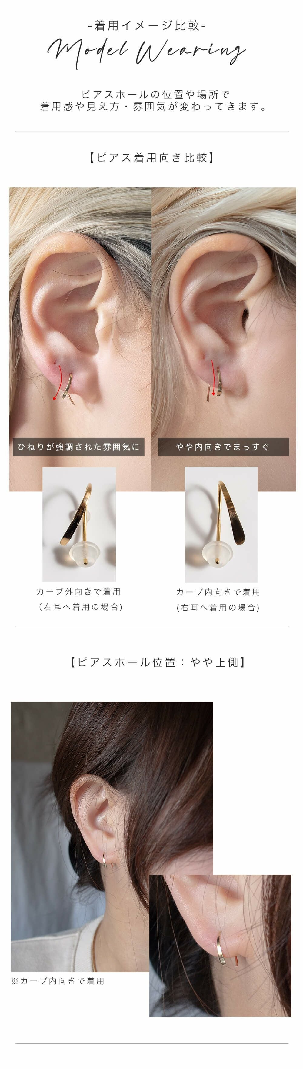 K18 Tiny Hang Earrings GOUCCIA-MINI -ゴーチャミニ- | Ops.(オプス