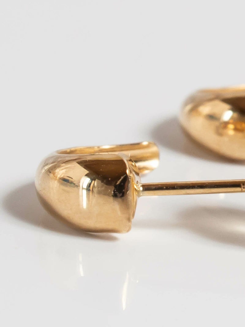 18k ピアス  三日月 ピアス 18金 つけっぱなし 国内甲府ブランド k18 18金 つけっぱなしピアス レディース ジュエリー ブランド アクセサリー プレゼント 小さめ