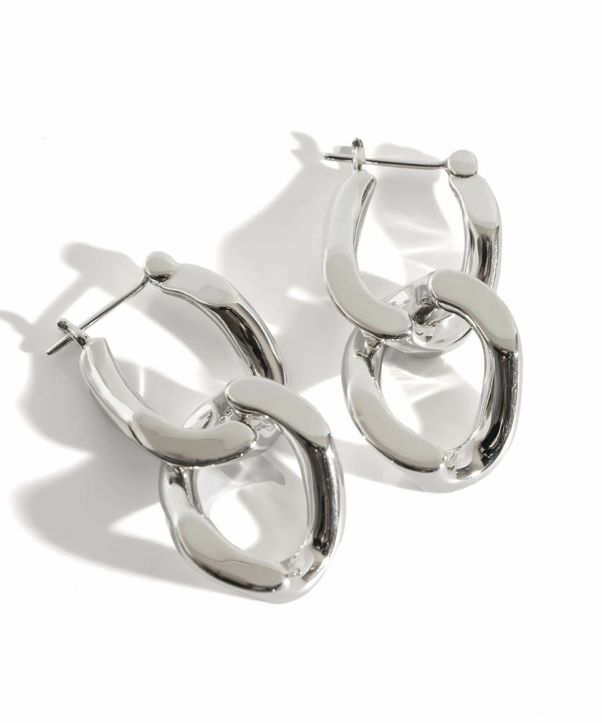 シルバー925 ピアス ゴールド ピアス 【NEVIEN ネビア】 silver925 金属アレルギー 安心 大ぶり ピアス シンプル レディース 18k ピアス 揺れる 派手 個性 レトロ 大人 可愛い ピアス カジュアル フォーマル 大人 可愛い おしゃれ