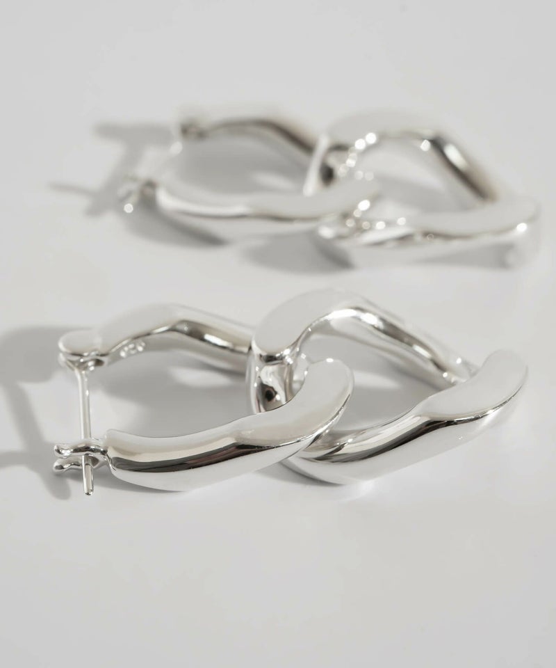 シルバー925 ピアス ゴールド ピアス 【NEVIEN ネビア】 silver925 金属アレルギー 安心 大ぶり ピアス シンプル レディース 18k ピアス 揺れる 派手 個性 レトロ 大人 可愛い ピアス カジュアル フォーマル 大人 可愛い おしゃれ
