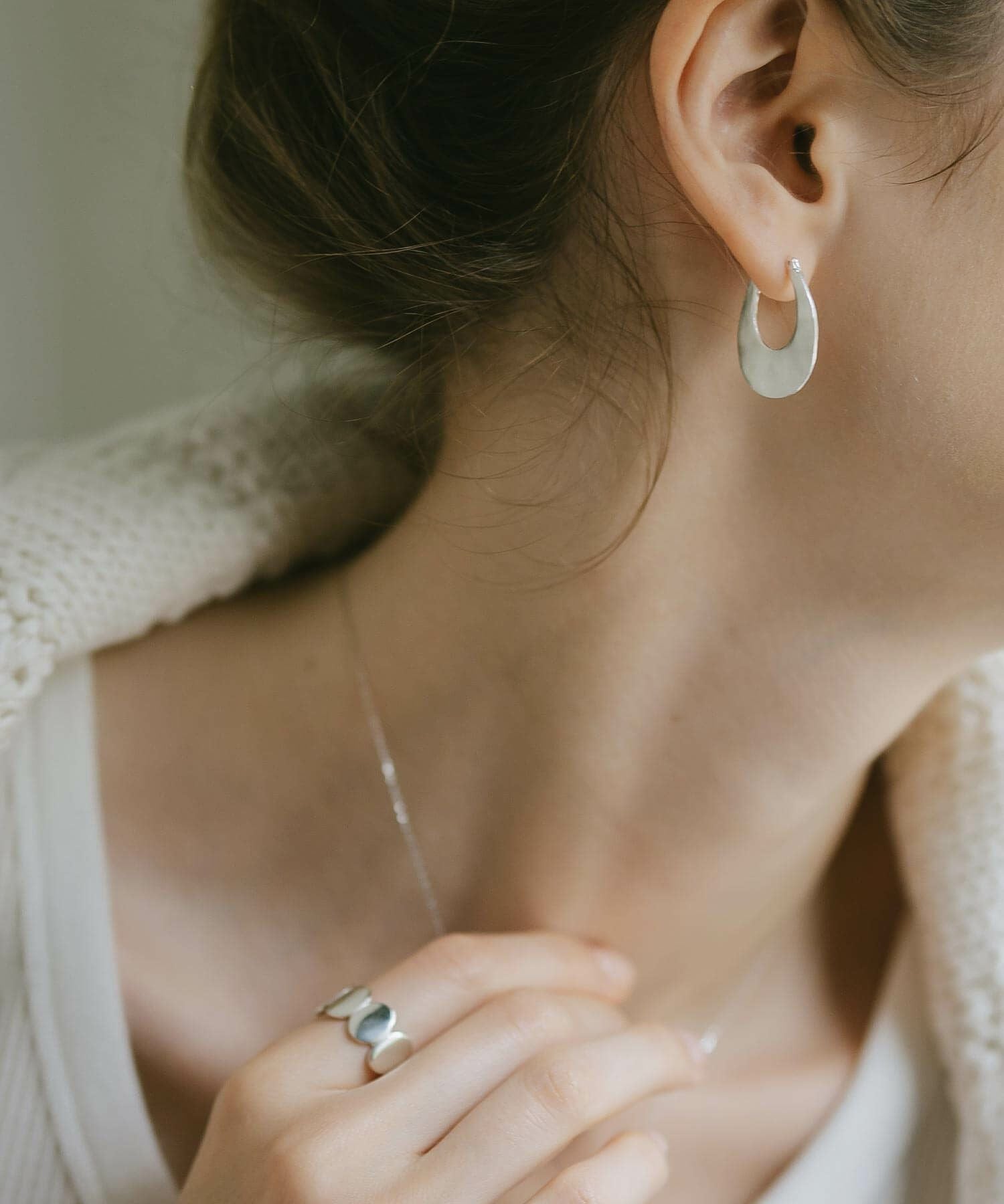 Silver925 Horse Shoe Hoop Earrings PEDOL -ぺドル- | Ops.(オプス