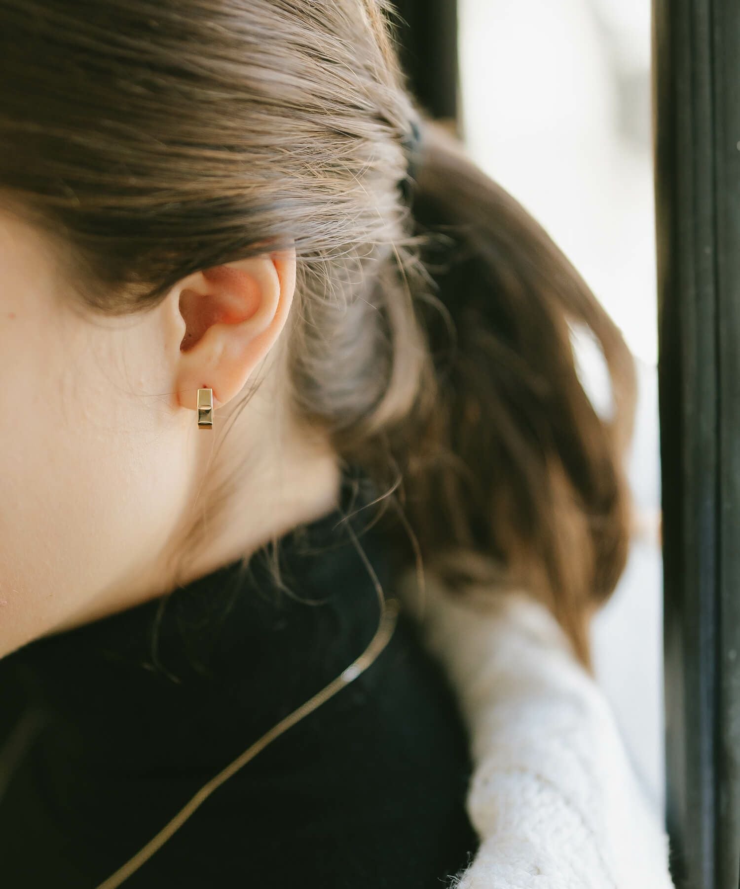 K18 Huggie Hoop Earrings SOLUA -ソルア- | Ops.(オプス)公式ストア