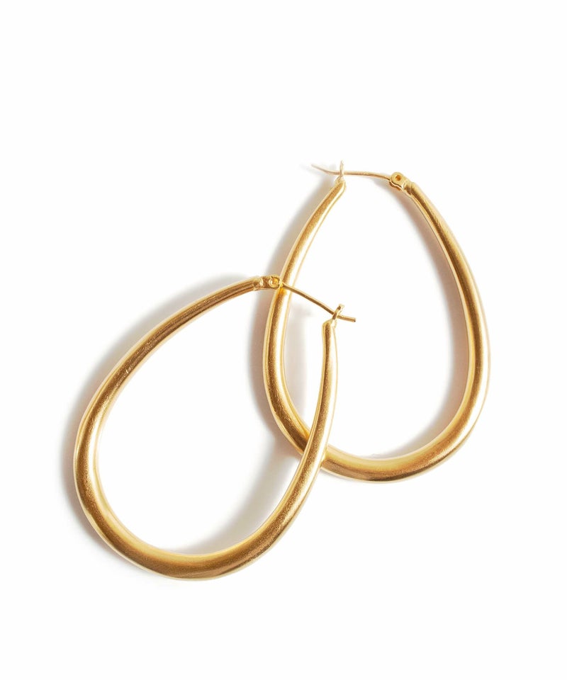 フープピアス 大きめ ブランド 金属アレルギー おしゃれ レディース 人気 シルバー ゴールド 【Tilk -ティルク-】