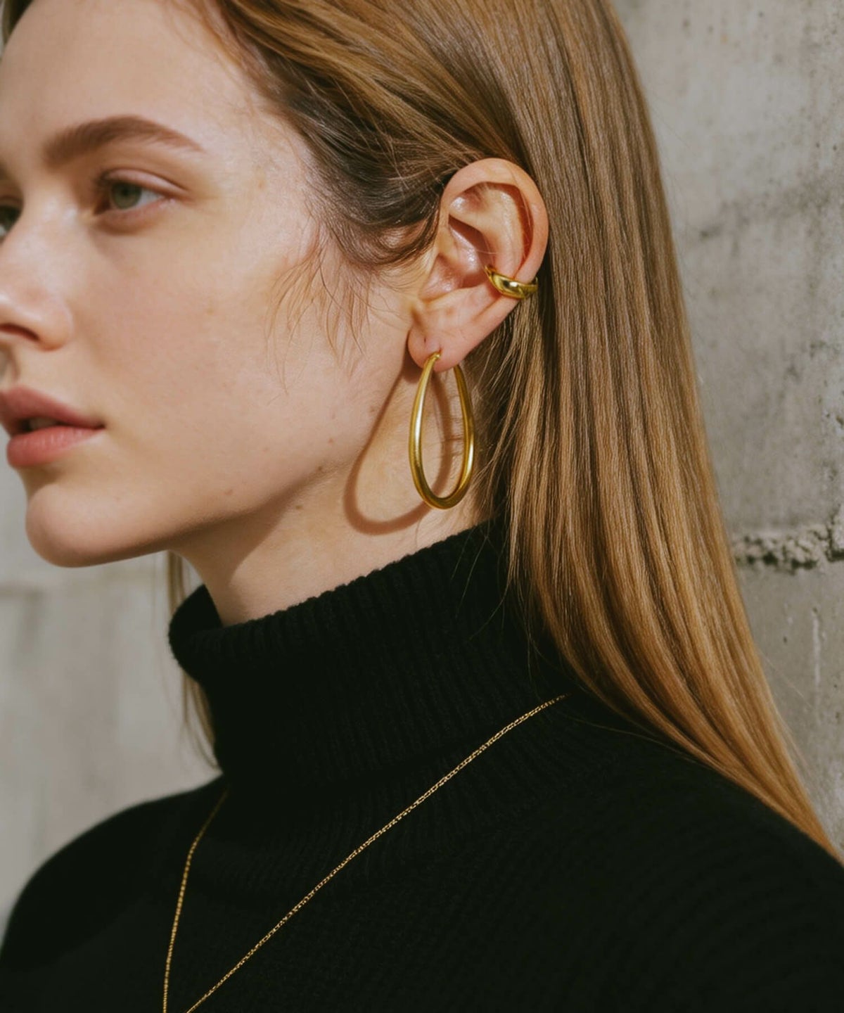 フープピアス 大きめ ブランド 金属アレルギー おしゃれ レディース 人気 シルバー ゴールド 【Tilk -ティルク-】