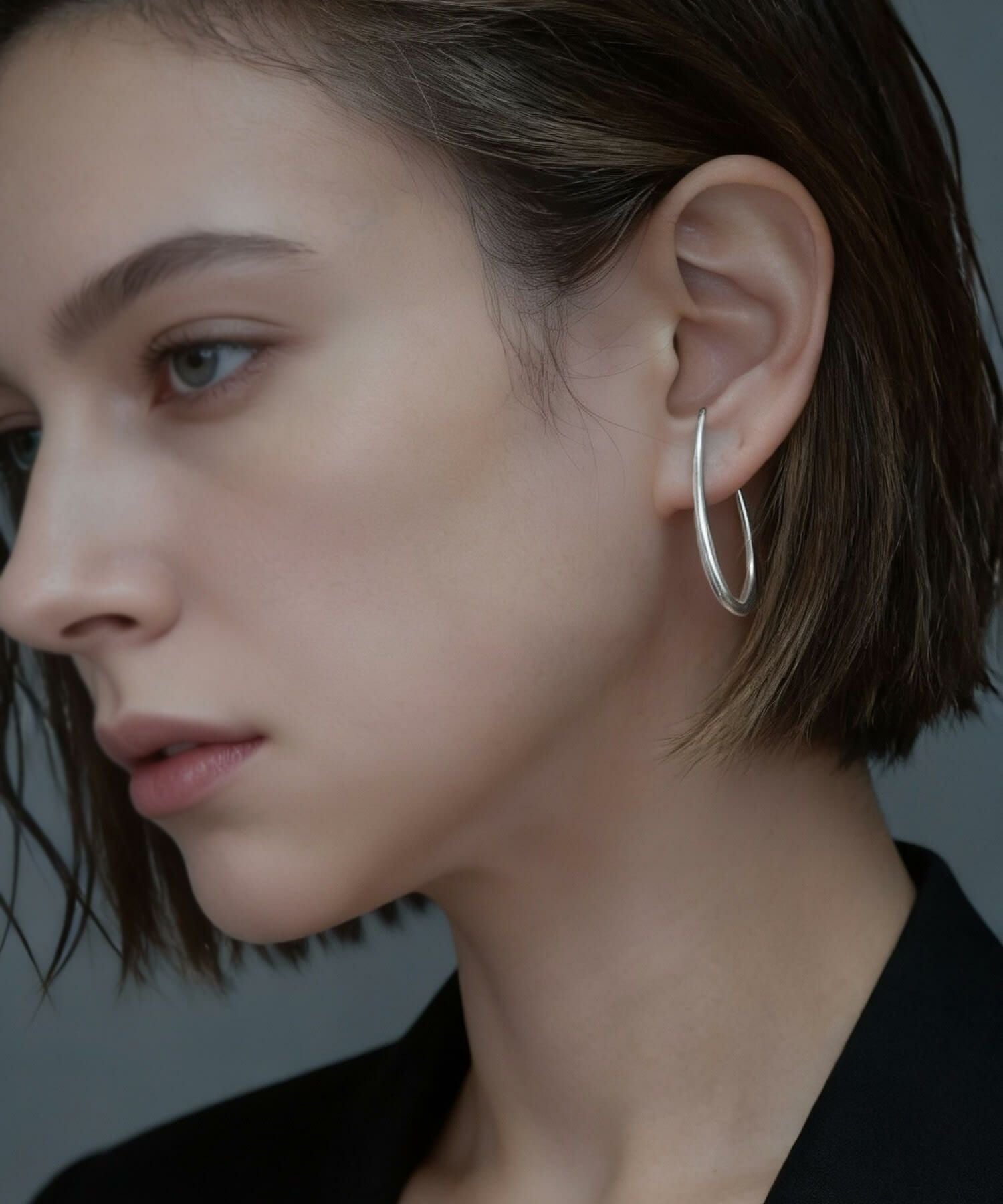 Silver925 Harf Hook Elegant Earrings VIIDA -ヴィーダ- | Ops