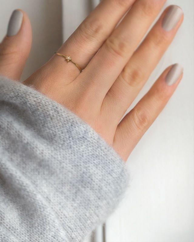 K10 Gold Diamond Delicate Ring FORAFORA -フォラフォラ- | Ops