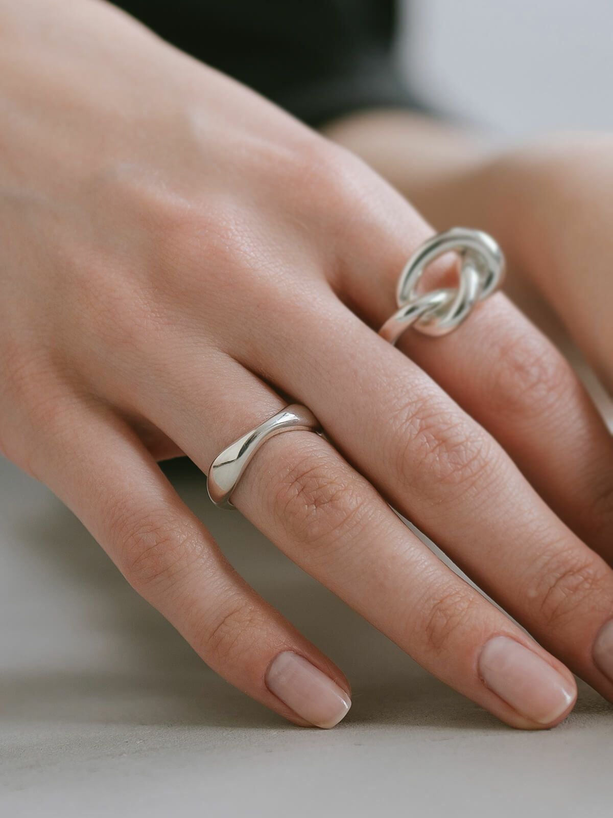 Silver925 Wide Wavy Ring GREZIO -グレジオ- | Ops.(オプス)公式ストア