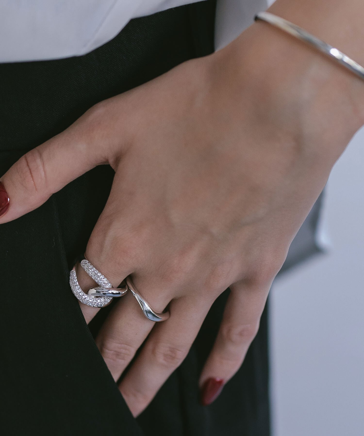 Silver925 Wave Ring LOROC -ロロック- | Ops.(オプス)公式ストア Silver925 Wave Ring LOROC -ロロック- | Ops.(オプス)公式ストア