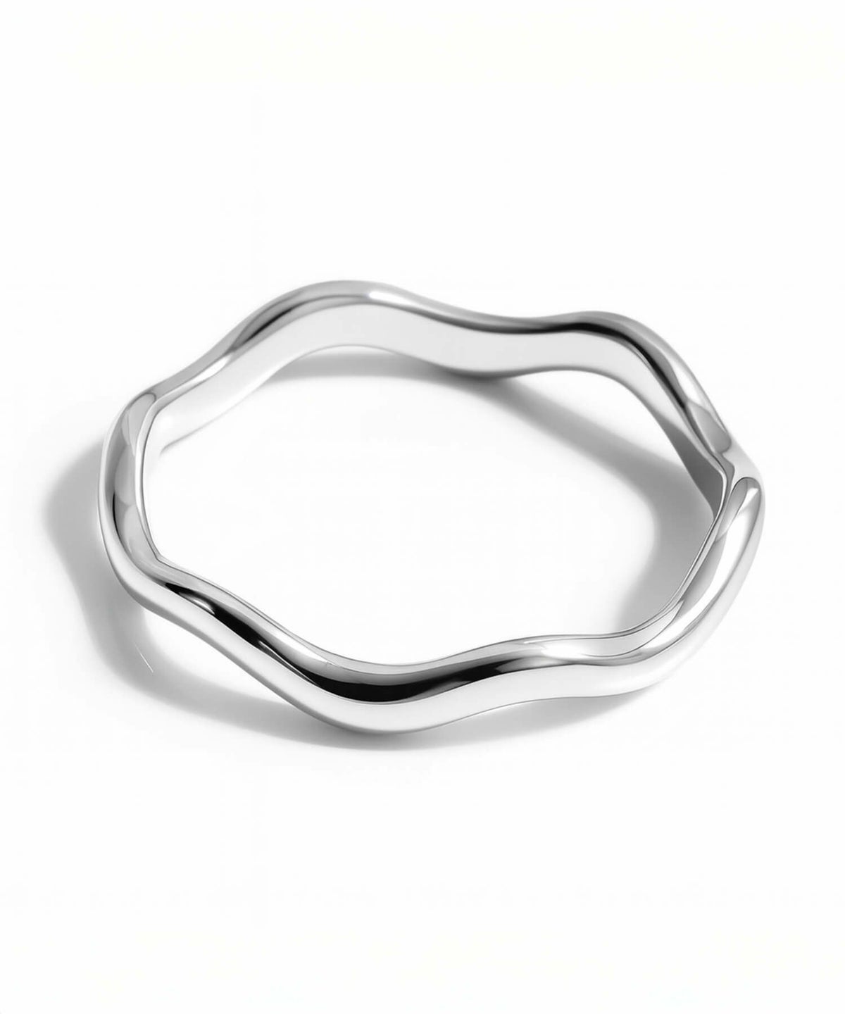 金属アレルギー 安心 シルバー925 リング シンプル 【LOROC ロロック】 シルバー ゴールド リング シルバーリング ゴールドリング 太め レディース 中指 人差し指 指輪 おしゃれ 18金 リング ゴールド 指輪 ジュエリー アクセサリー ウェーブ 波 指輪 重ね付け