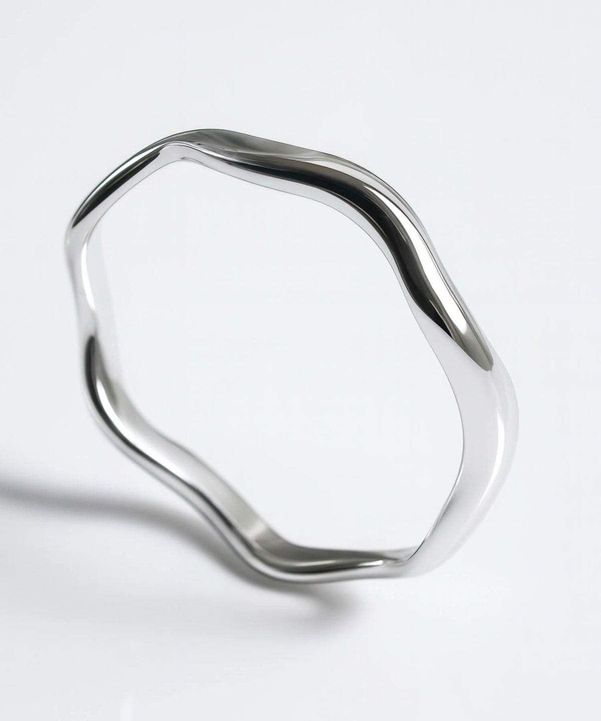 金属アレルギー 安心 シルバー925 リング シンプル 【LOROC ロロック】 シルバー ゴールド リング シルバーリング ゴールドリング 太め レディース 中指 人差し指 指輪 おしゃれ 18金 リング ゴールド 指輪 ジュエリー アクセサリー ウェーブ 波 指輪 重ね付け