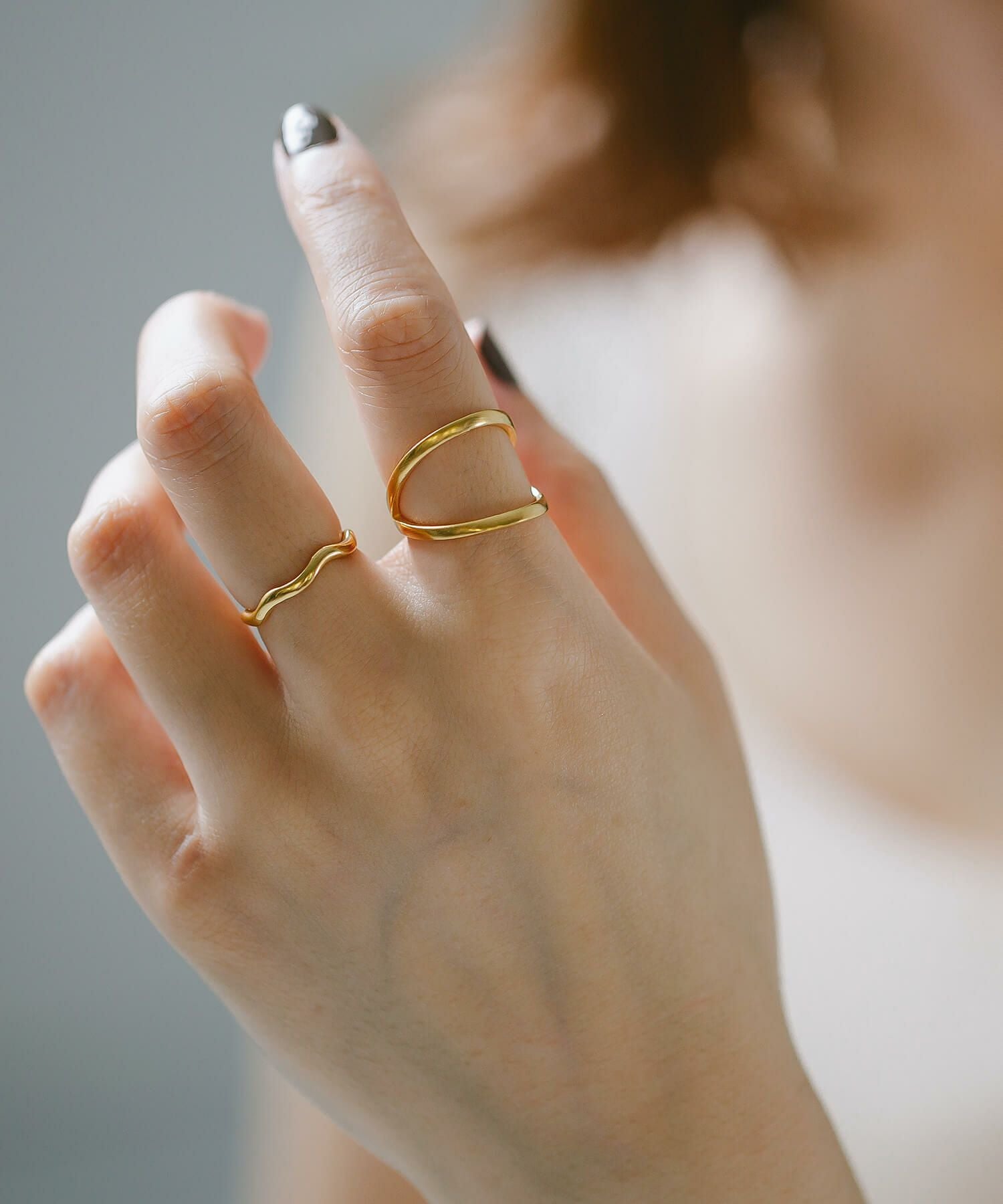 Silver925 Double Line Ring MARKT -マルク- | Ops.(オプス)公式ストア