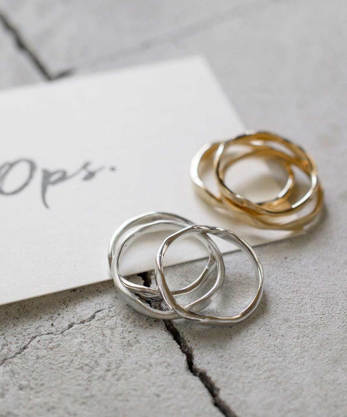 金属アレルギー 安心 3連 シルバー925 リング シンプル 【merv メルブ】 シルバー ゴールド リング シルバーリング ゴールドリング 太め レディース 親指 人差し指 指輪 おしゃれ 18金 k18 リング ゴールド 太め 指輪 ジュエリー アクセサリー ウェーブ 波 指輪 重ね付け