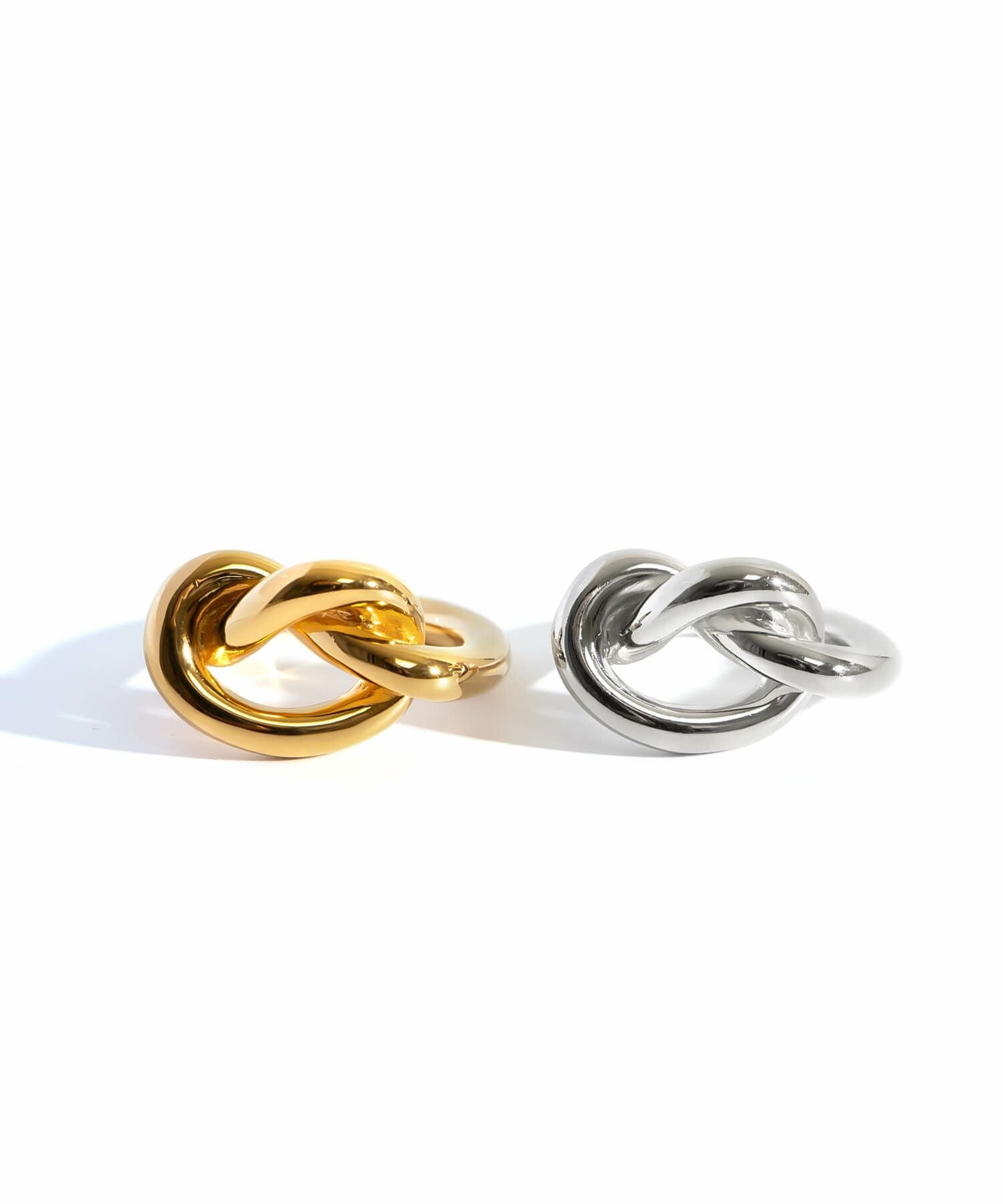 シルバー925 レディース 太め 大ぶり リング Knot Ring OBLIGA-RING