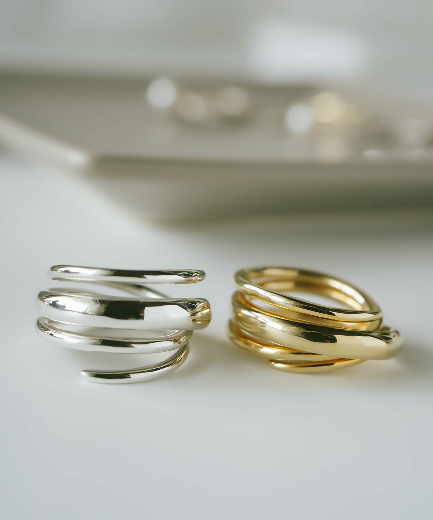 Silver925 Multi Layered Ring PAMUR -パムール- | Ops.(オプス)公式ストア