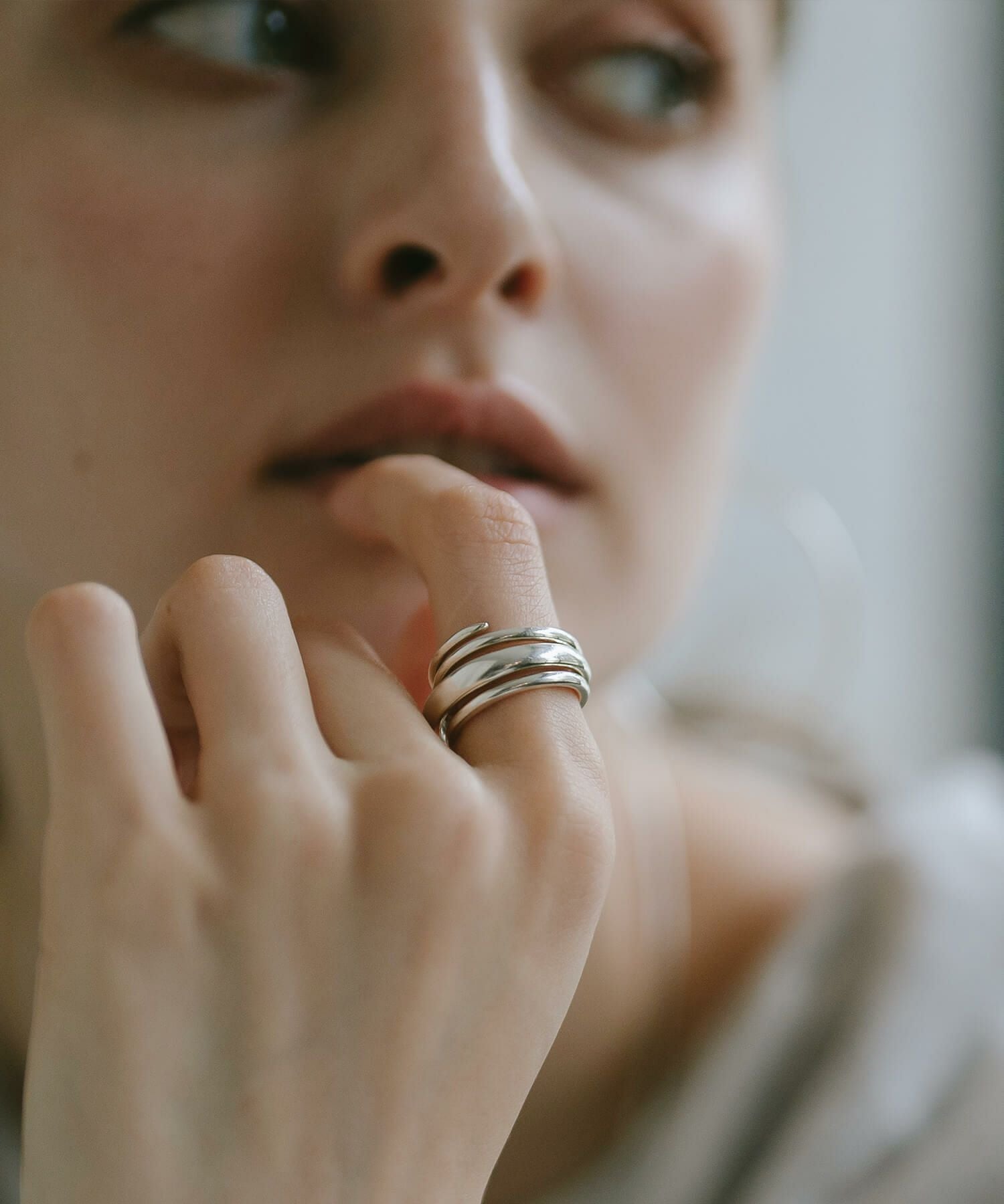 Silver925 Multi Layered Ring PAMUR -パムール- | Ops.(オプス)公式ストア