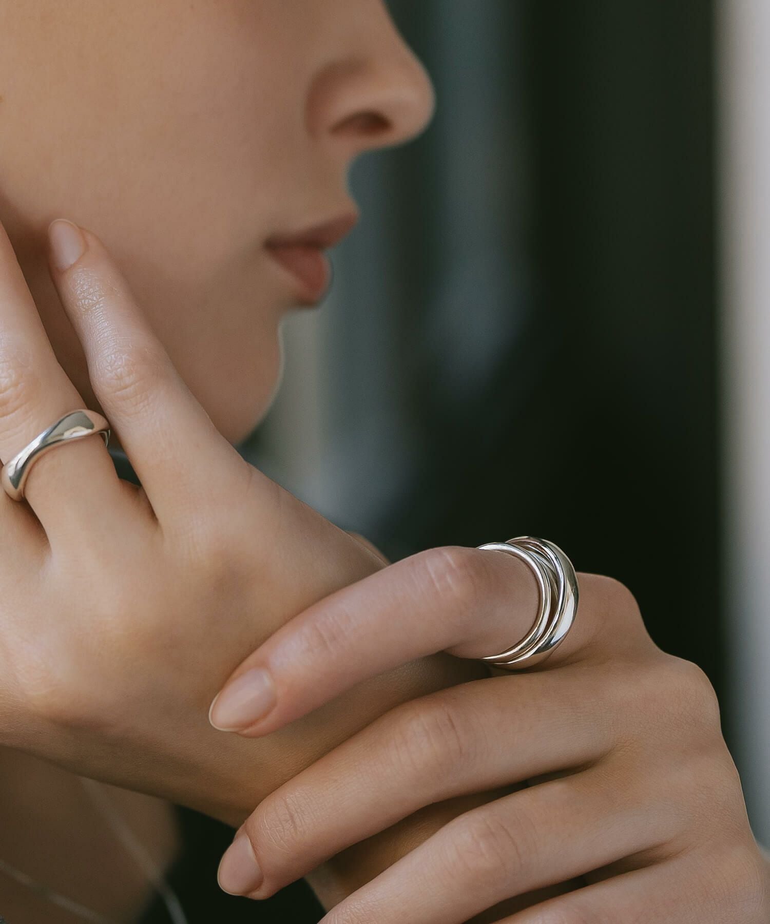 Silver925 Multi Layered Ring PAMUR -パムール- | Ops.(オプス)公式ストア