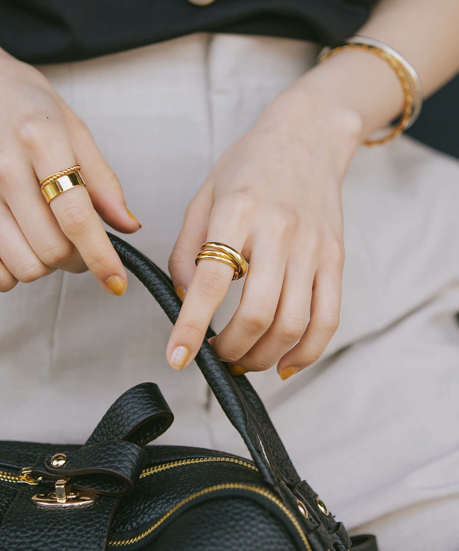 Silver925 Multi Layered Ring PAMUR -パムール- | Ops.(オプス)公式ストア