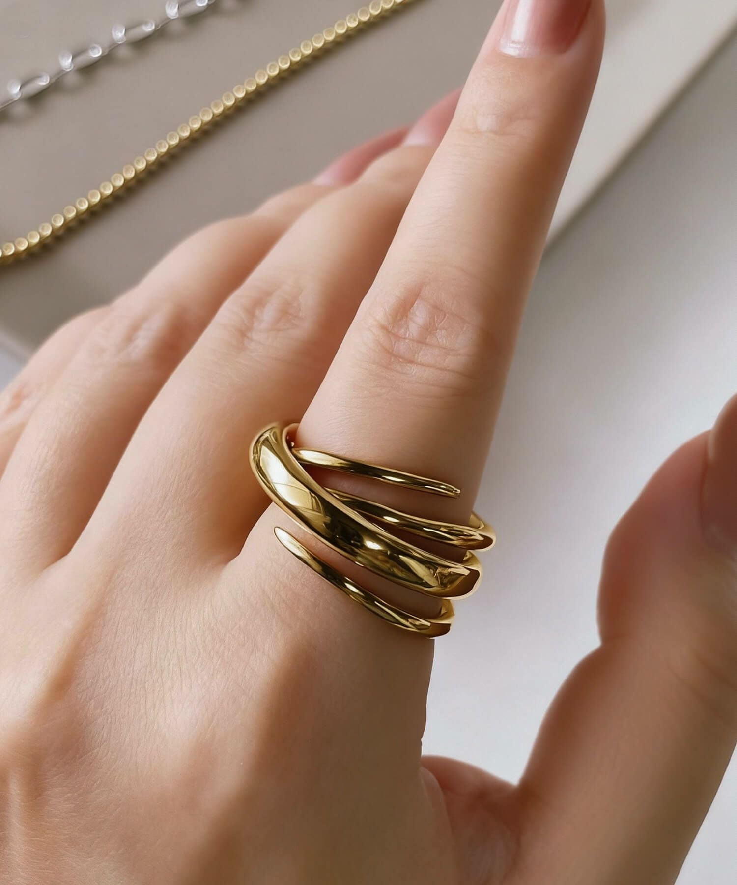 Silver925 Multi Layered Ring PAMUR -パムール- | Ops.(オプス)公式ストア