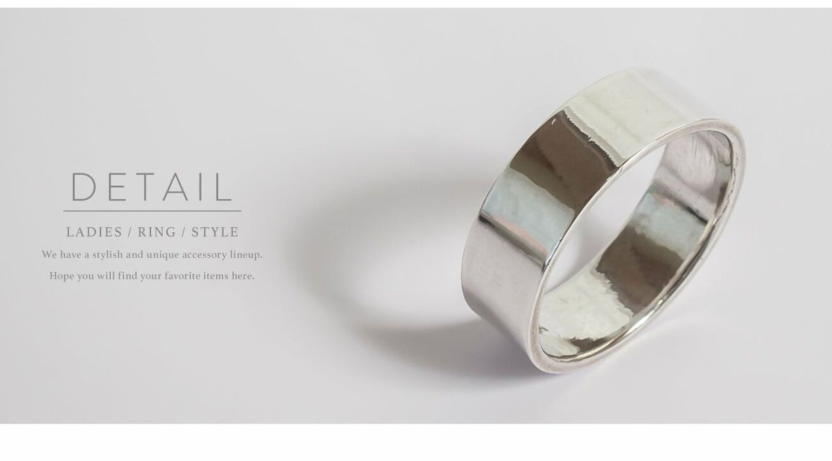 金属アレルギー 安心 リング シルバー925 リング シンプル 6mm 【Solone ソロネ】 シルバー ゴールド リング シルバーリング ゴールドリング 太め レディース 人差し指 指輪 おしゃれ 18金 k18 リング ゴールド 華奢 指輪