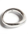 シルバーリング シンプル 【ULUA ウルア】 ウェーブ クラシック バンドリング 人差し指 指輪 レディース silver925 リング 925silver シルバー925 デザインリング カジュアル フォーマル 金属アレルギー 安心 ジュエリー アクセサリー 地金 指輪 重ね付け おしゃれ