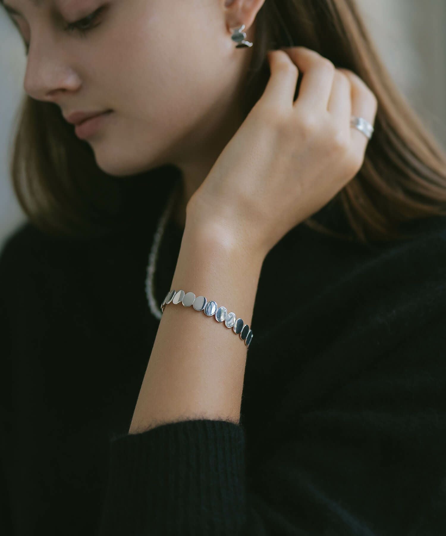 Silver925 Hammered Beads Bangle HALVA -ハルヴァ- | Ops.(オプス