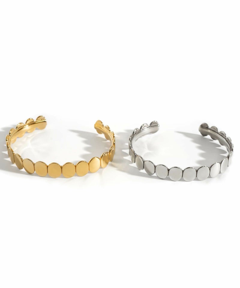 バングル 太め 【HALVA ハルヴァ】 シルバー ジュエリー レディース 太め ワイド ブレスレット シルバー925 SV925 シンプル silver925 ワイドバングル カーブ プレーン カフ 大ぶり 太バングル おしゃれ