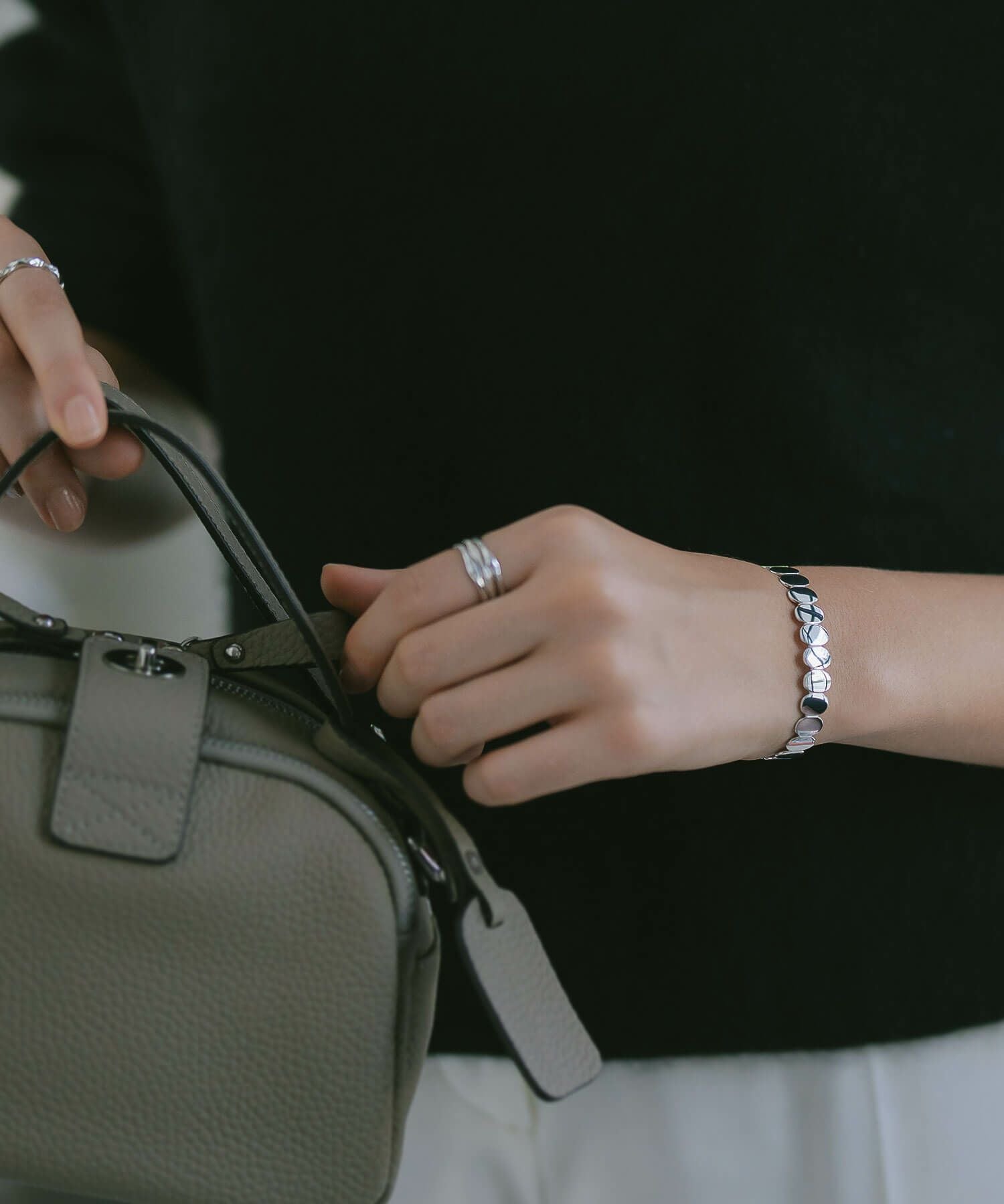 Silver925 Hammered Beads Bangle HALVA -ハルヴァ- | Ops.(オプス