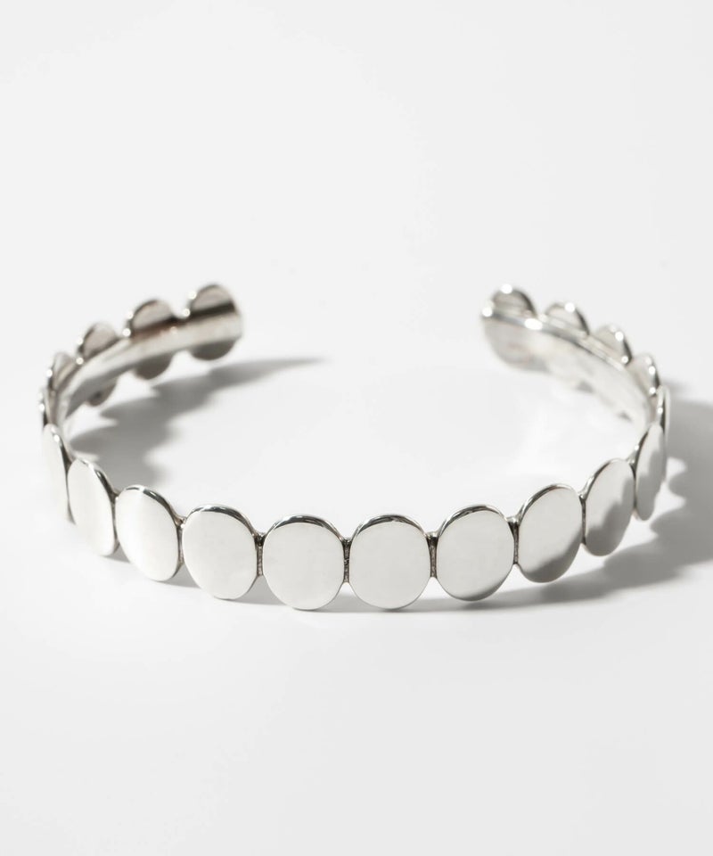 バングル 太め 【HALVA ハルヴァ】 シルバー ジュエリー レディース 太め ワイド ブレスレット シルバー925 SV925 シンプル silver925 ワイドバングル カーブ プレーン カフ 大ぶり 太バングル おしゃれ