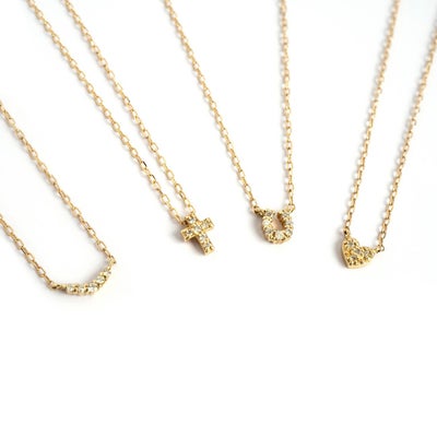 ネックレスホースシュー ダイヤモンド レディース ブランド 18K 18金