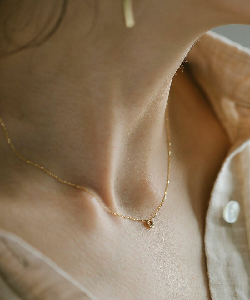 ネックレスホースシュー ダイヤモンド レディース ブランド 18K 18金