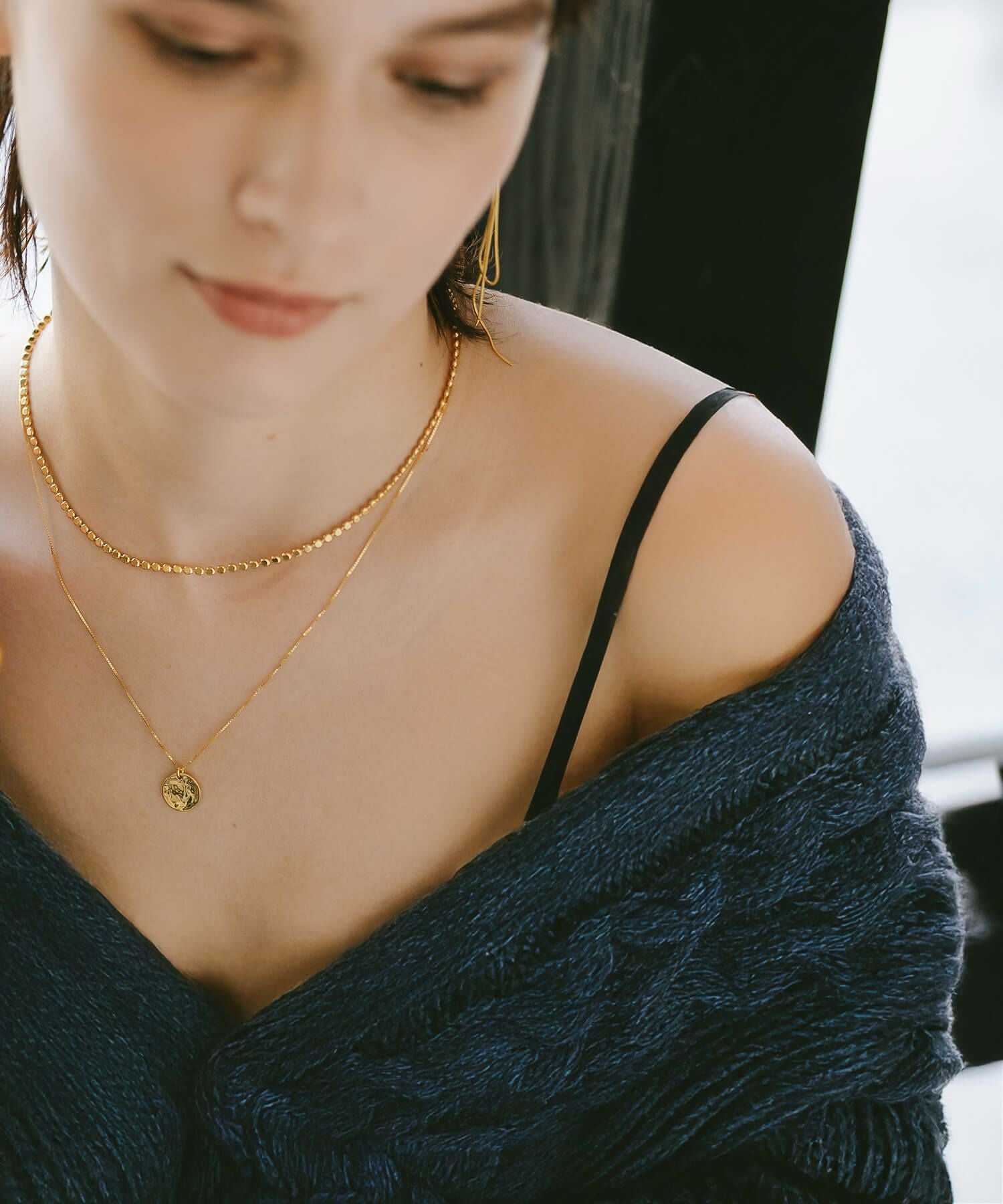 Silver925 Ripple Coin Necklace NOVAC -ノバック- | Ops.(オプス)公式