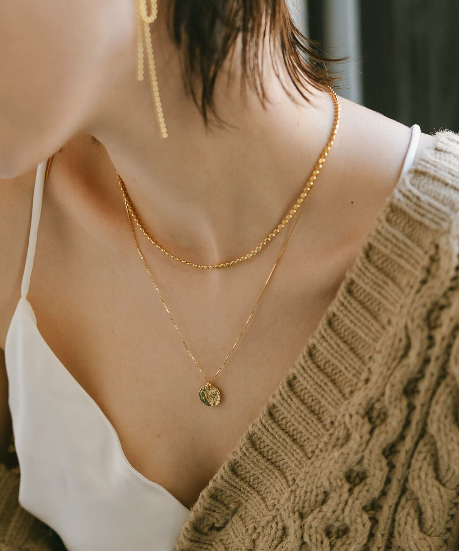 Silver925 Ripple Coin Necklace NOVAC -ノバック- | Ops.(オプス)公式