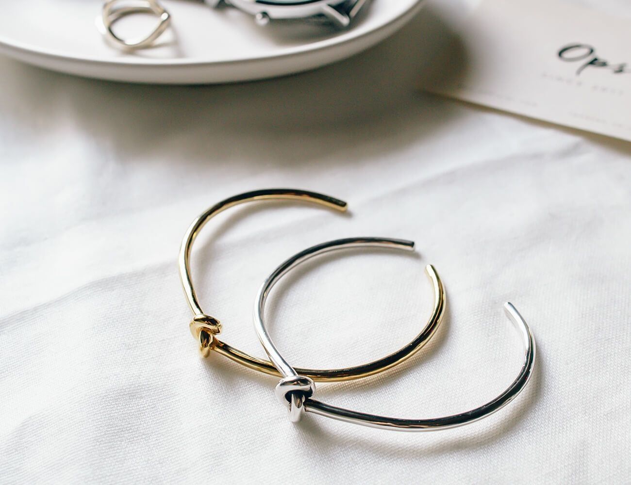 coutellerie & bijoux バングル・ブレスレット Silver925 Tight Knot Bangle OBLIGA -オブリガ- | Ops.(オプス)公式ストア