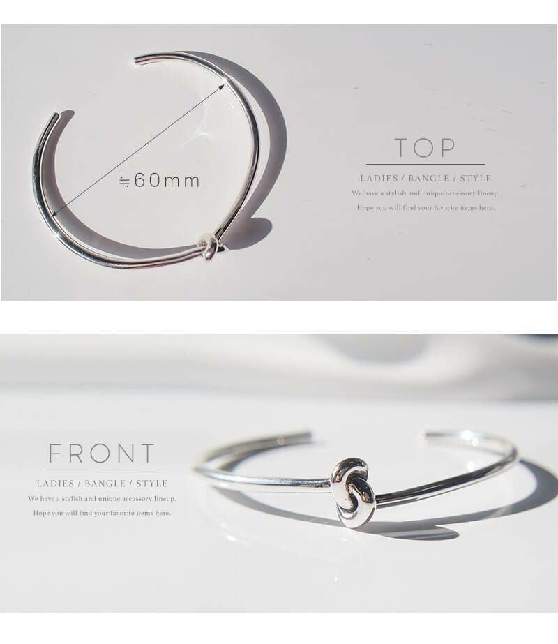 【2/1までSALE❗️】メキシコ製 925 ヘビーノットリンクブレス 72g Silver925 Tight Knot Bangle OBLIGA -オブリガ- | Ops.(オプス)公式ストア