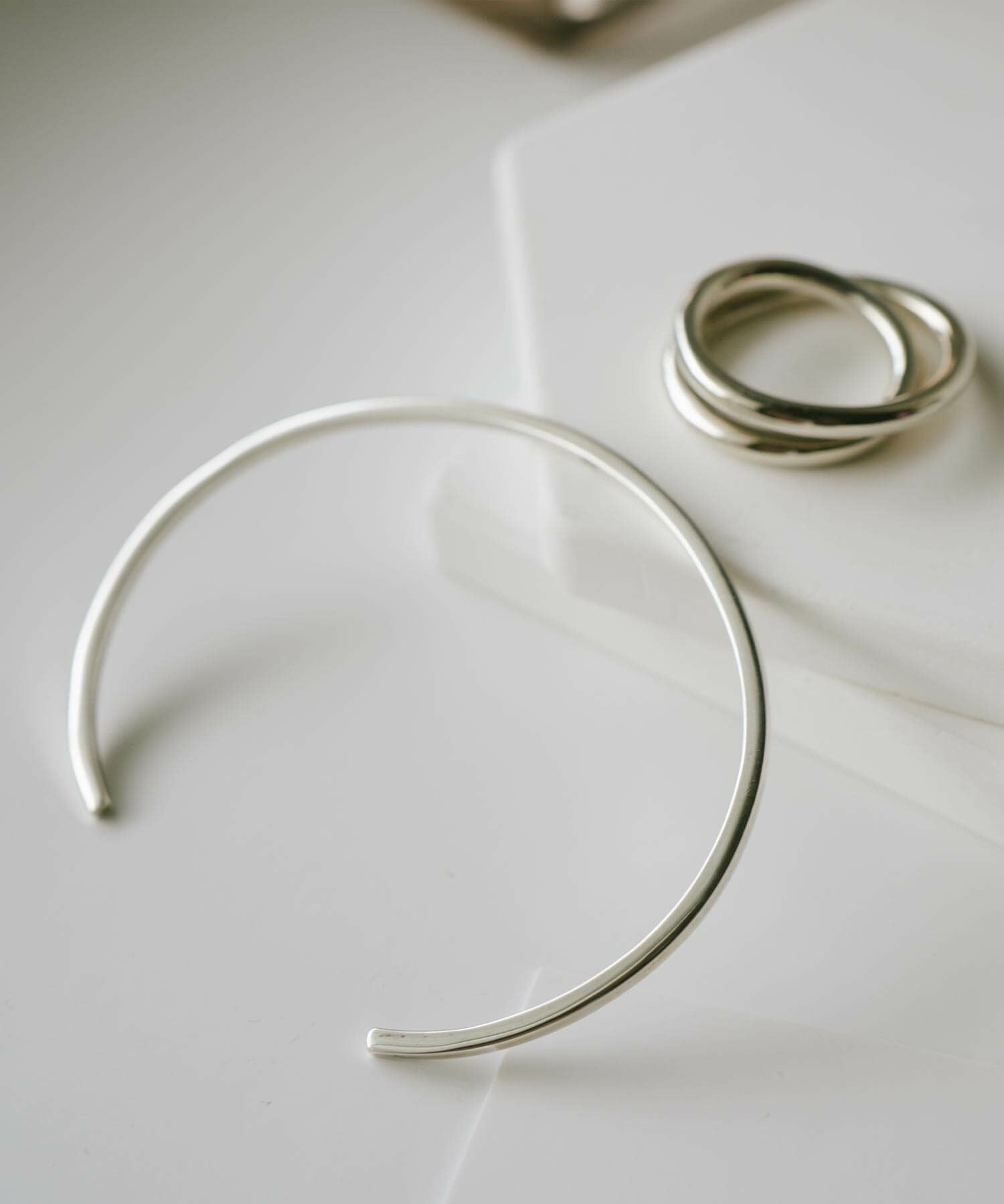 Silver925 Elegant Slim Plane Bangle PIANTA-ピアンタ- | Ops.(オプス