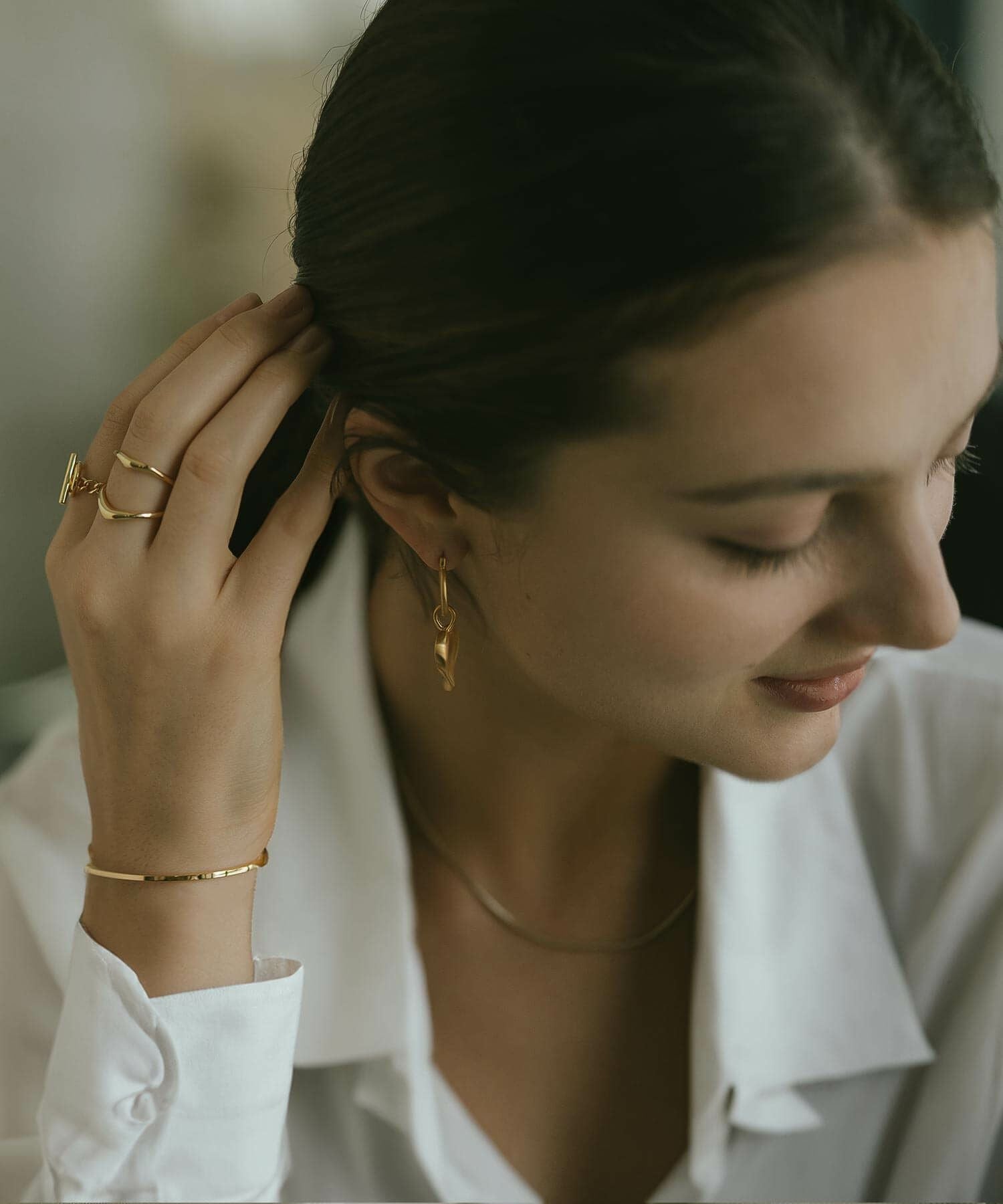 Silver925 Elegant Slim Plane Bangle PIANTA-ピアンタ- | Ops.(オプス