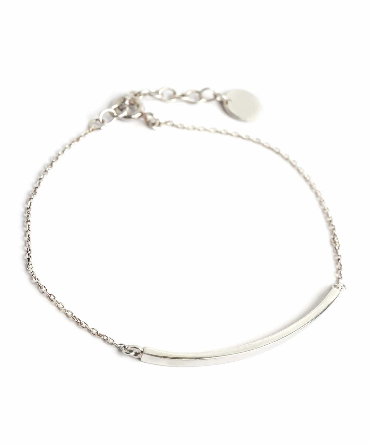 Silver925 Minimal Skinny Bar Bracelet TIGO -ティゴ- | Ops.(オプス
