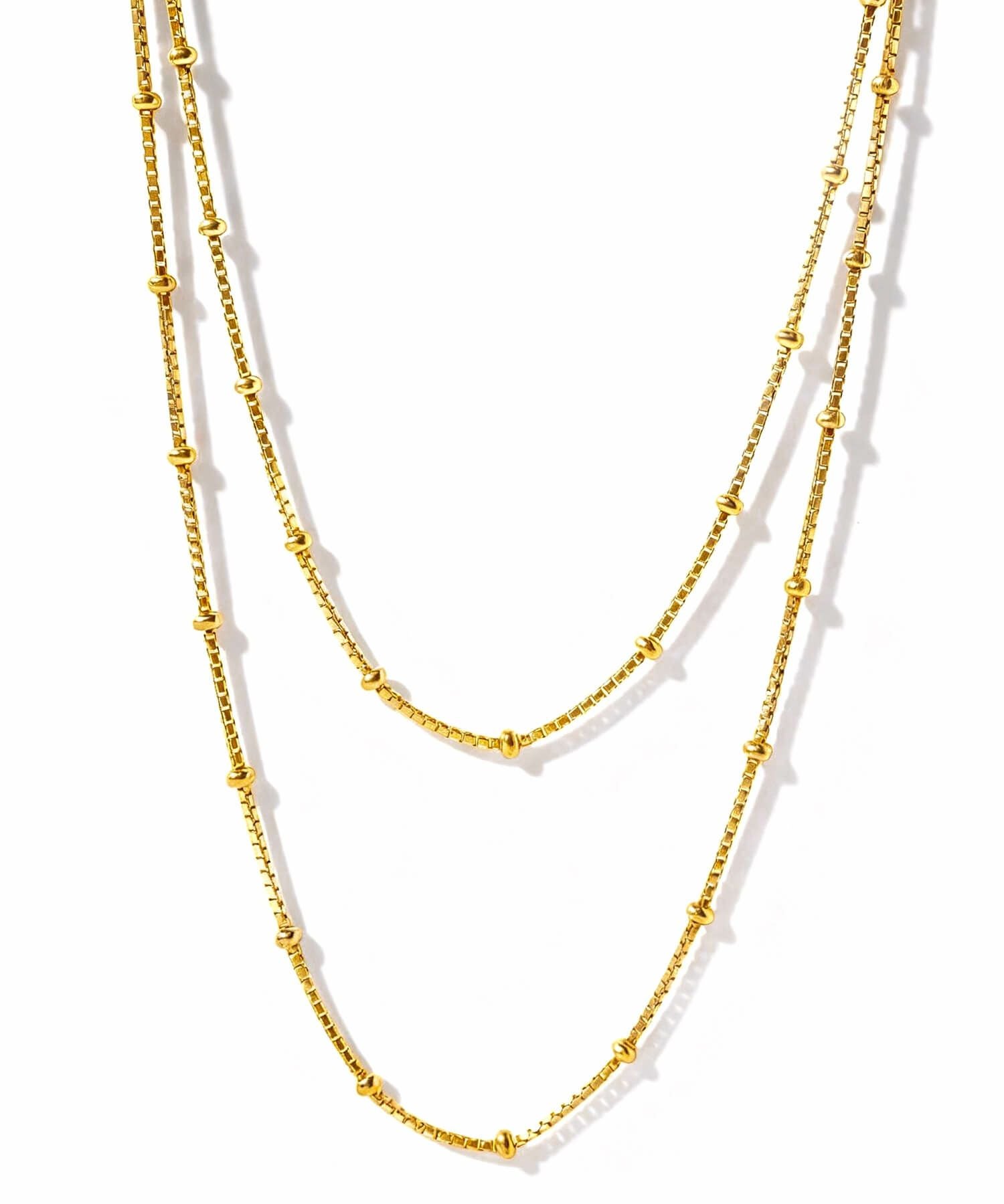 Silver925 Satellite Dot Chain Necklace ARETE -アレーテ- | Ops