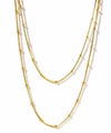 【ドラマ衣装協力】ネックレスチェーンのみ ネックレス シルバー レディース 金属アレルギー対応 【Arete アレーテ】 チェーンだけ シンプル 2連 ロング メンズ 2本セット シルバー925 ゴールド ショート 18金 仕上げ k18 ニッケルフリー 長さ38cm 50cm おしゃれ 大人 可愛い