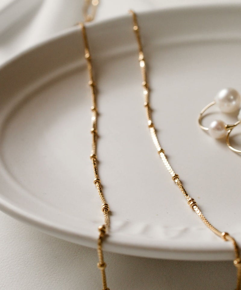 【ドラマ衣装協力】ネックレスチェーンのみ ネックレス シルバー レディース 金属アレルギー対応 【Arete アレーテ】 チェーンだけ シンプル 2連 ロング メンズ 2本セット シルバー925 ゴールド ショート 18金 仕上げ k18 ニッケルフリー 長さ38cm 50cm おしゃれ 大人 可愛い