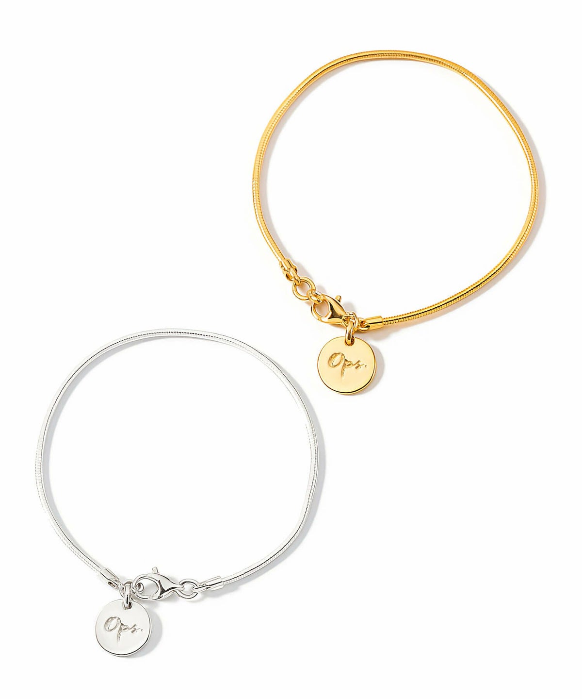 スネークチェーン 細め ブレスレット 女性 レディース シルバー925