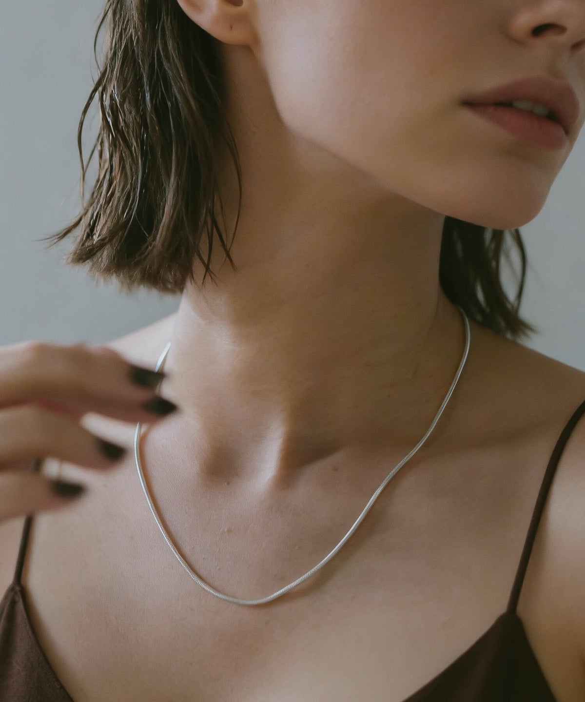 シルバー925 スネークチェーン ネックレス シンプル 【VENEC ベネック 】 滑らか 華奢 レディース ネックレスチェーン 1.6mm×45cm チェーンネックレス カジュアル フォーマル 金属アレルギー 安心 ジュエリー アクセサリー 地金 おしゃれ