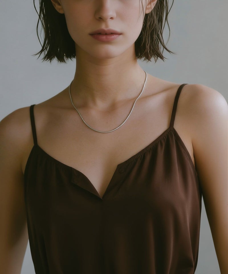 シルバー925 スネークチェーン ネックレス シンプル 【VENEC ベネック 】 滑らか 華奢 レディース ネックレスチェーン 1.6mm×45cm チェーンネックレス カジュアル フォーマル 金属アレルギー 安心 ジュエリー アクセサリー 地金 おしゃれ