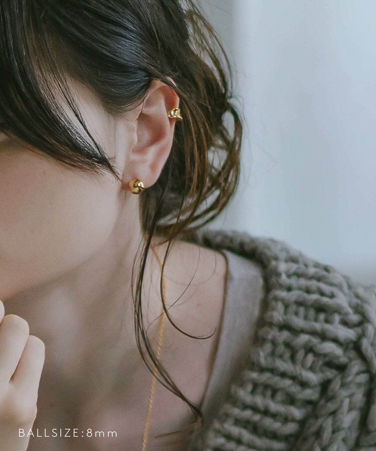 ピアスキャッチボールシルバー925大きめ大ぶり丸玉【HELMIEヘルミー】ピアス丸イエローゴールドスタッドピアスボールボールピアスメタルボール円形ピアス金属アレルギー18金ピアスゴールド大ぶり金属アレルギーピアス