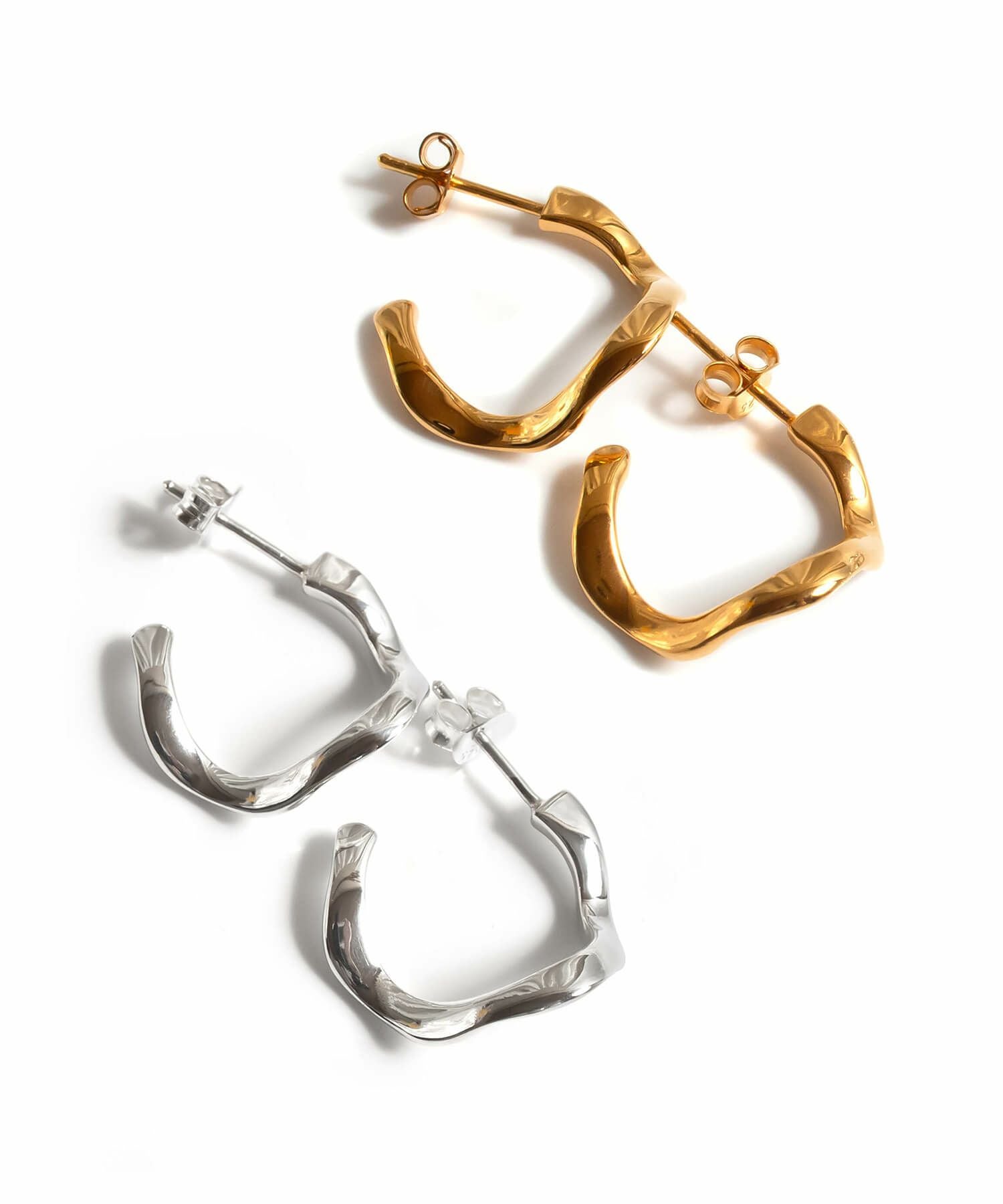 Siler925 Ripple Drop Earrings PIELE -ピエル- | Ops.(オプス)公式ストア