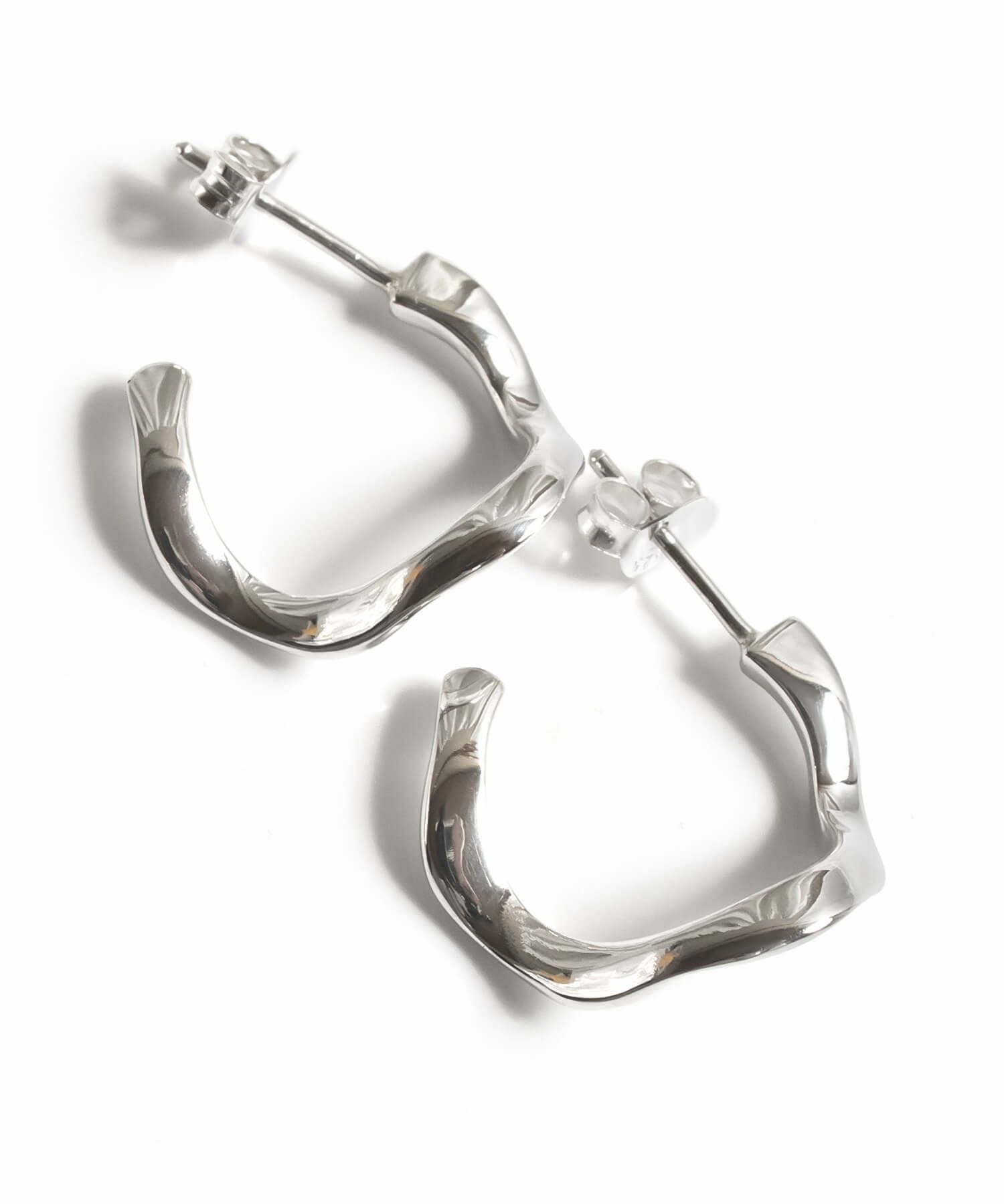 大ぶりピアス シルバーピアス じゃらじゃらピアス 金属アレルギー対応 Siler925 Ripple Drop Earrings PIELE -ピエル- | Ops.(オプス)公式ストア